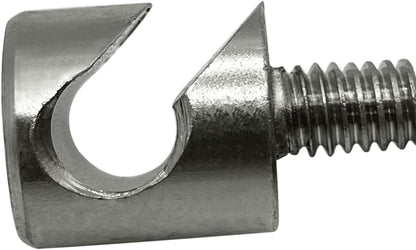 Poolzilla Stainless Steel Head for Wall Anchors - Screw for Pool Safety Cover Wall Anchors (Fits Poolzilla 3'' Wall Anchor)