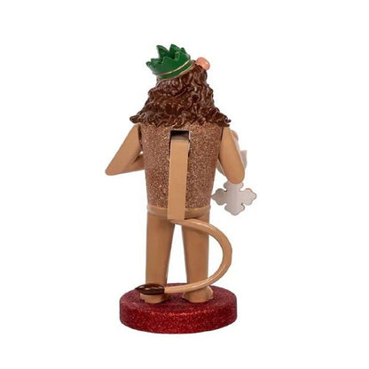 Wizard of Oz Kurt Adler 10-Inch Cowardly Lion Nutcracker, Brown