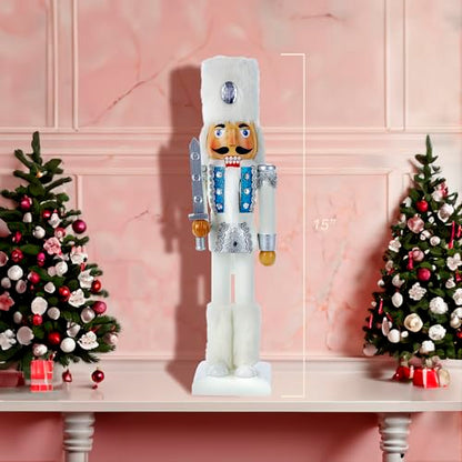 Kurt S. Adler Kurt Adler Russian, 15-Inch, White Nutcracker