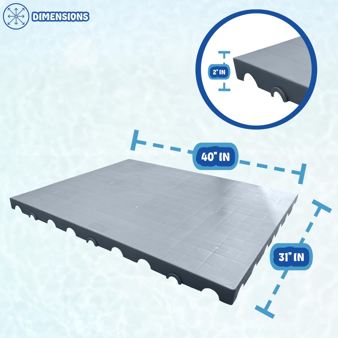 Poolzilla Heat Pump Mounting Pad (40’’ x 31’’)