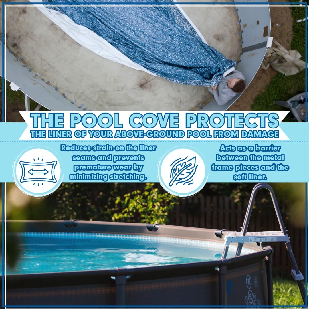 48’’ Inch Pool Cove for Above-Ground Pools - Peel and Stick Foam ...
