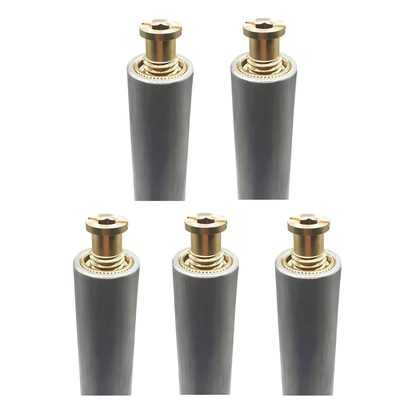 Poolzilla 10” Aluminum Tube with Brass Anchor for Pool Safety Cover Installation
