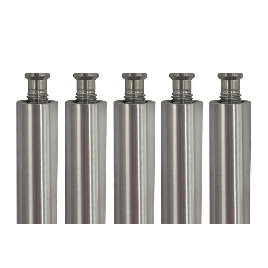 Poolzilla 10” Aluminum Tube with Stainless Steel Anchor for Pool Cover Installation