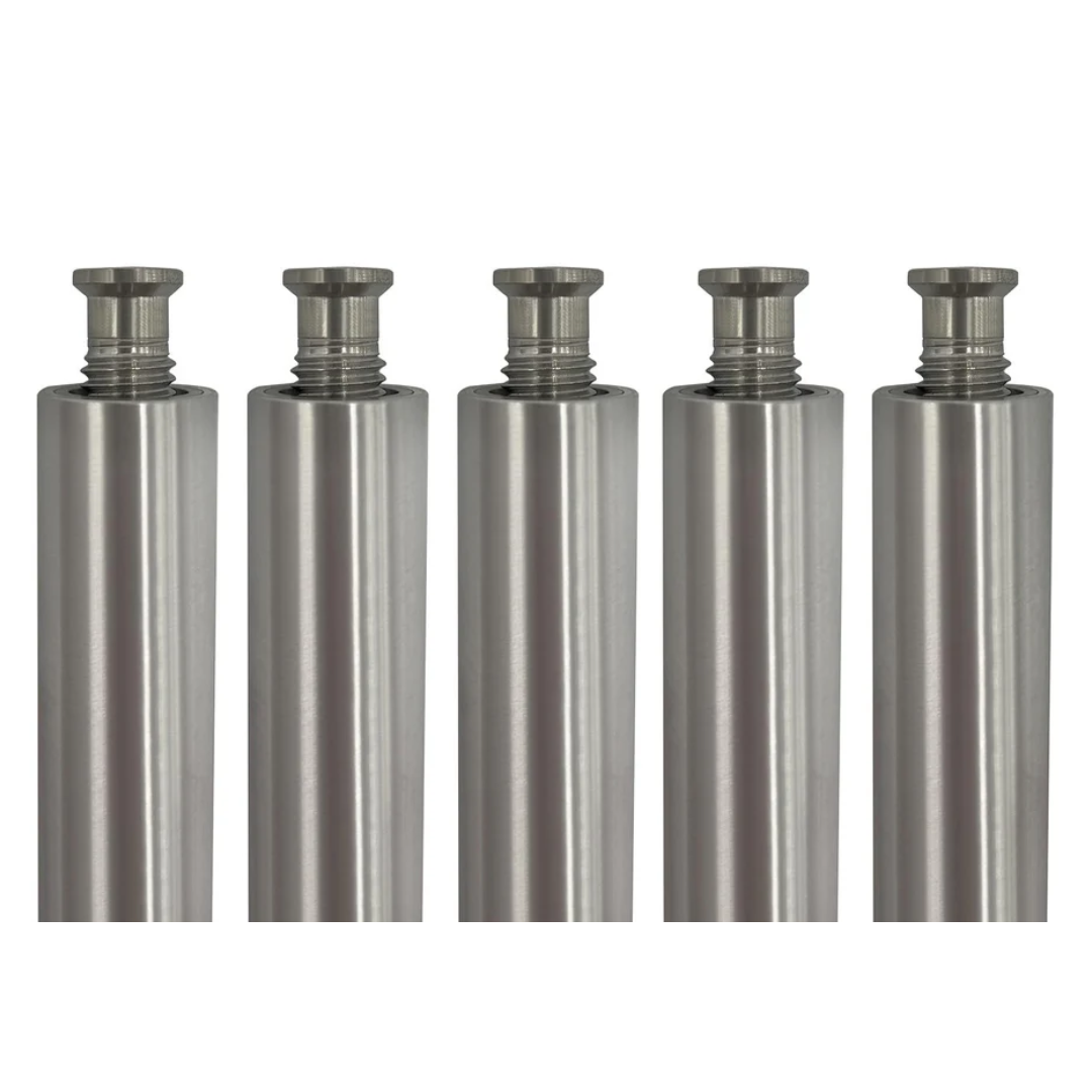 Poolzilla 18” Aluminum Tube with Stainless Steel Anchor for Pool Cover Installation