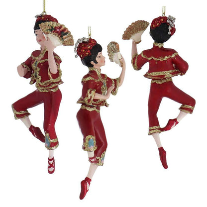 Kurt Adler Resin International Dancer Ornament Set Of 4