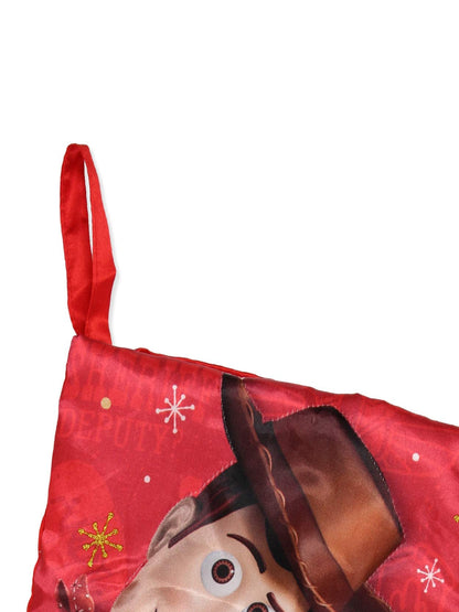 Kurt Adler Toy Story 4 Woody Buzz 19" Holiday Stocking (19", Red)