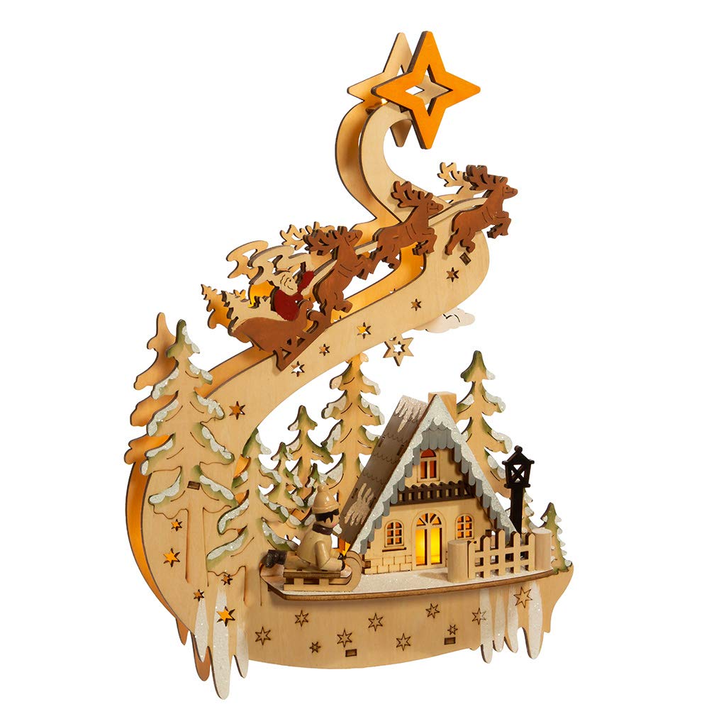 Kurt S. Adler JEL0961 Santa, Multi-Colored