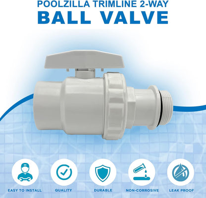 Poolzilla 1.5" Ball Valve - Compatible with Hayward SP0723