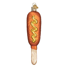 Old World Christmas Corn Dog Ballpark Foods Glass Blown Ornaments for Christmas Tree, 5