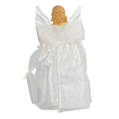 Kurt Adler 10-Inch UL 10-Light Gold/Ivory Angel Treetop