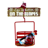 Kurt Adler Ski Lift Hanging Ornament