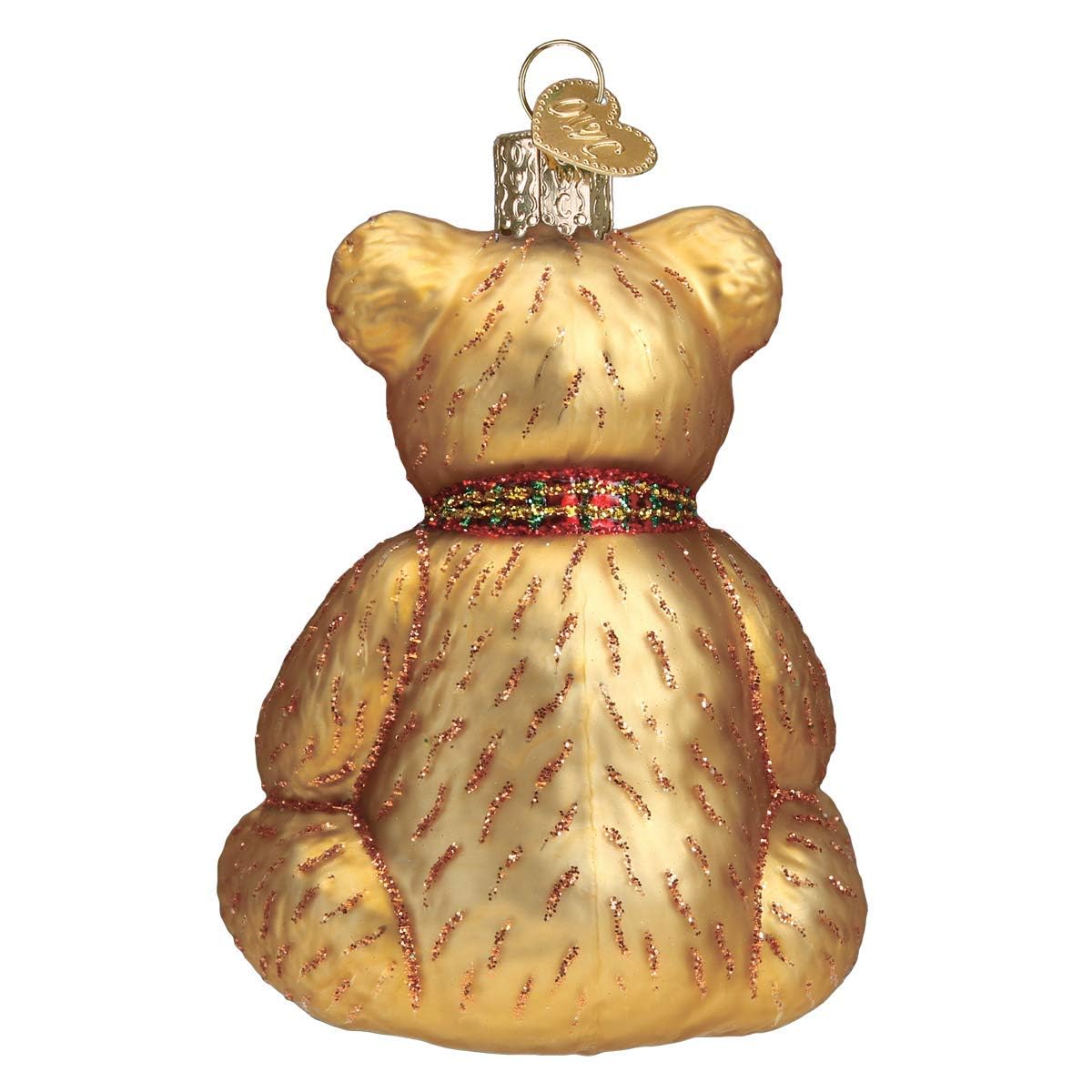 Old World Christmas Teddy Bear 3.5 x 2.75