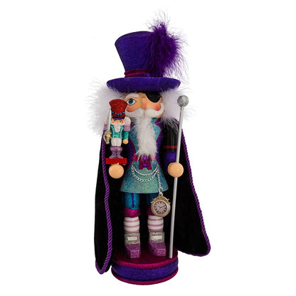 Kurt S. Adler Hollywood Drosselmeier Nutcracker, Purple, 15in