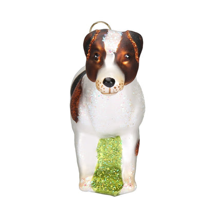 Old World Christmas German Shepherd Glass Blown Ornament for Christmas Tree, Handcrafted Holiday Decoration, Dog Collection