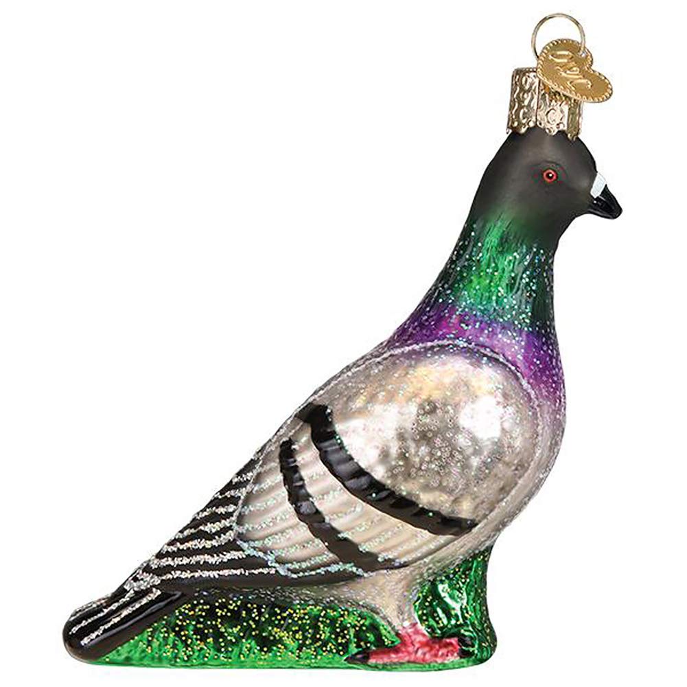 Old World Christmas Ornaments Pigeon Glass Blown Ornaments for Christmas Tree