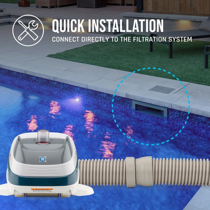 Hayward Pool Vac XL Suction Cleaner 40' Hose, Concrete Pools