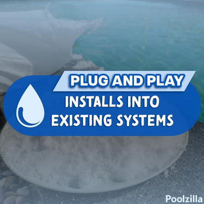 Poolzilla Salt Cell for up to 40,000 Gallons, Compatible with Hayward T15, Hayward Aquarite Salt Cell System