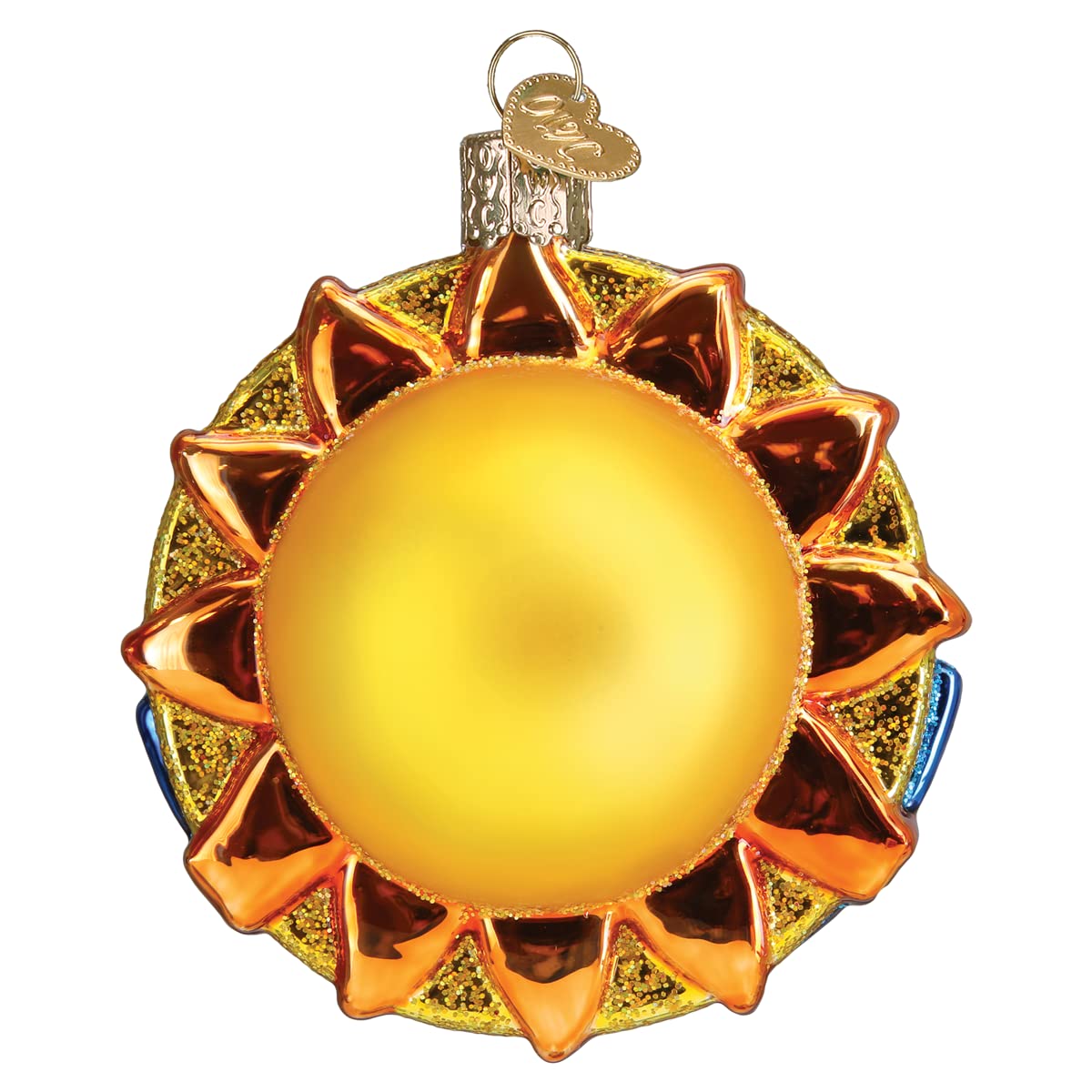 Old World Christmas You are My Sunshine Glass Blown Ornament for Christmas Tree