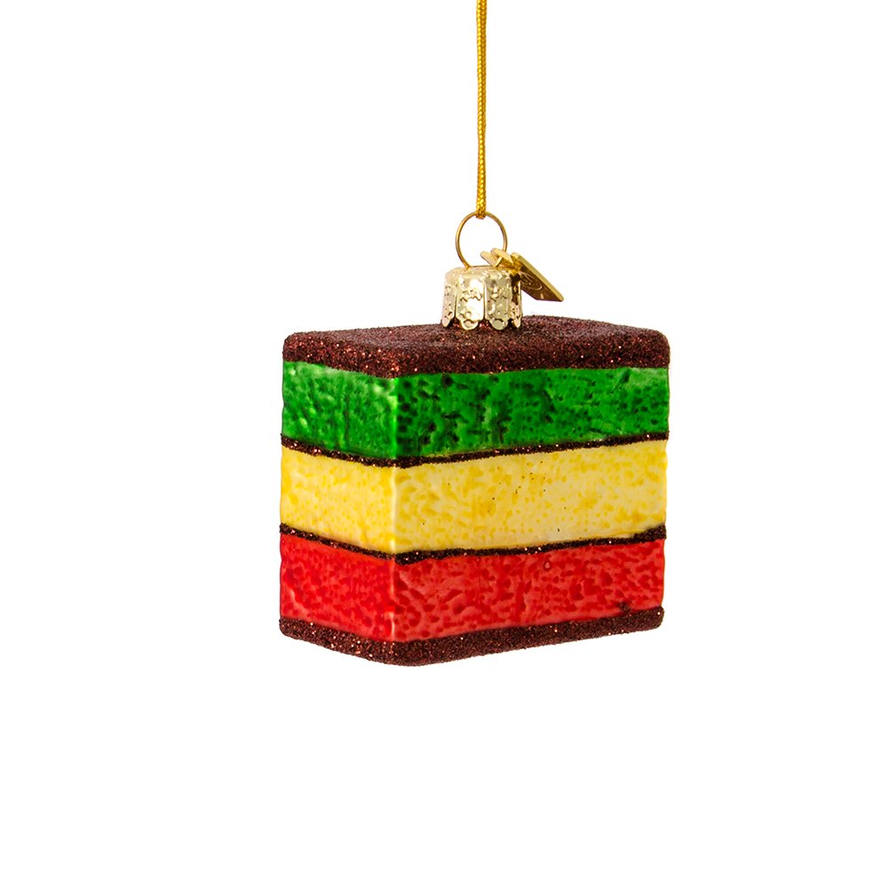 Kurt Adler 2-Inch - 3-Inch Noble Gems Glass 6-Piece Cookie Ornament Set