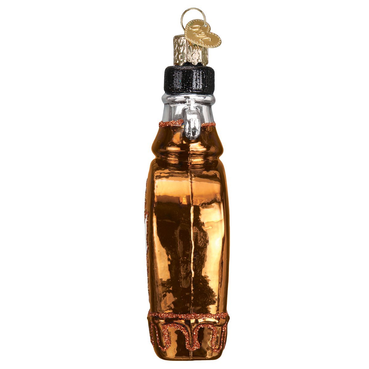 Old World Christmas Ornaments: Breakfast Food Glass Blown Ornaments for Christmas Tree, Maple Syrup