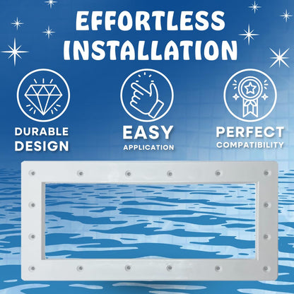 Poolzilla Wide-Mouth Skimmer Face Plate - Compatible with Hayward Automatic Skimmers SP1085, SP1077