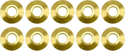 Poolzila Brass Flange Collar for Safety Cover Anchors, 9/16" Diameter