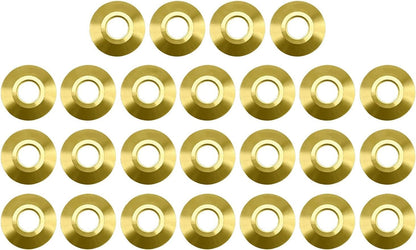 Poolzila Brass Flange Collar for Safety Cover Anchors, 9/16" Diameter
