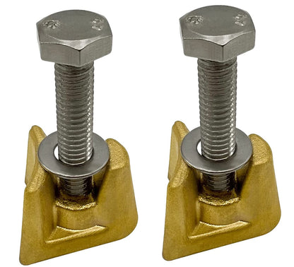 Poolzilla Bronze Wedge Assembly for 4" Pool Ladder Rail Anchors