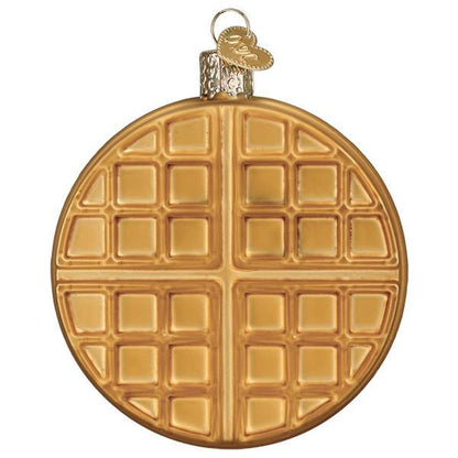 Old World Christmas Waffle Blown Glass 2020 Unique Christmas Ornaments for Christmas Tree Decorations