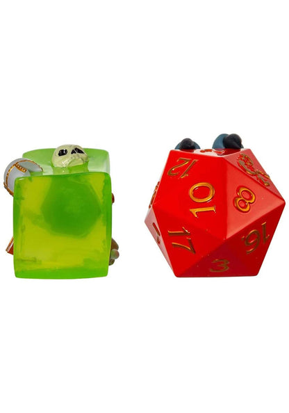 Kurt S. Adler Dungeons and Dragons Dice and Gelatinous Cube, 2 Piece Set