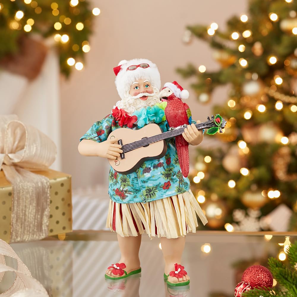 Kurt Adler 11" Fabriche' Beach Santa