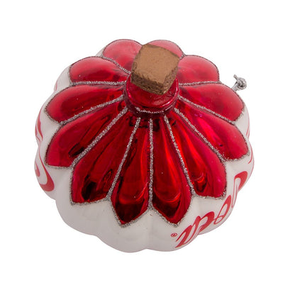 Coca-Cola Kurt Adler Glass Balloon Ornament, 3.5-Inch
