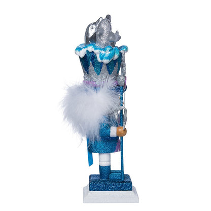 Kurt Adler HA0210 Hollywood Dolphin Nutcracker, 12-Inch