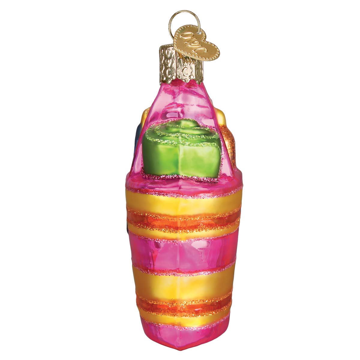 Old World Christmas Beach Bag Glass Blown Ornaments for Christmas Tree