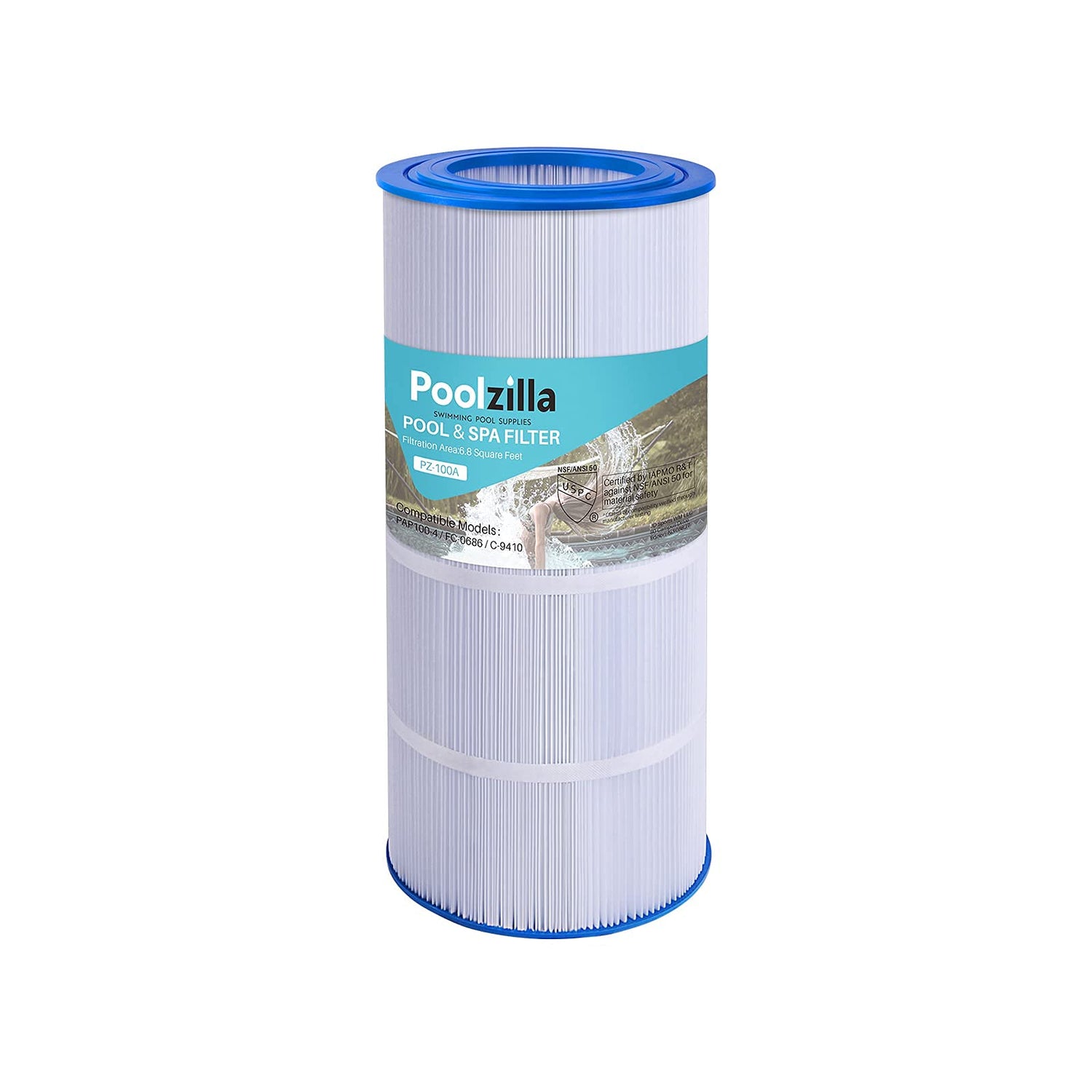 Poolzilla Replacement Pool & Spa Filter for PA100N, Unicel: C-7487, Filbur: FC-1270, CX870-XRE, C4000 Hayward