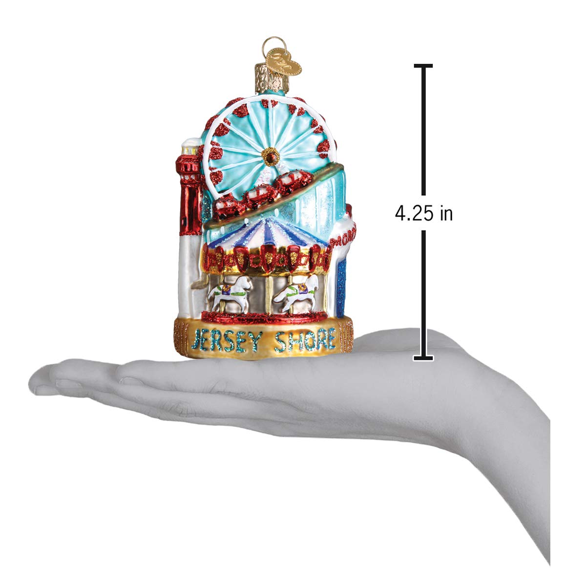 Old World Christmas Glass Blown Ornament Jersey Shore (20096)