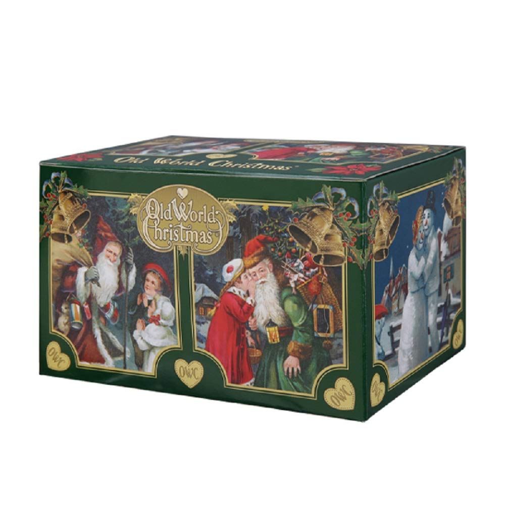 Old World Christmas Standing Chocolate Lab Glass Blown Ornament for Christmas Tree, Handcrafted Holiday Decoration, Dog Collection