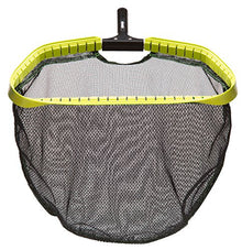 Ocean Blue Water Products Tsunami Leaf Rake with Soft Mesh Bag, 20-Inch, Yellow