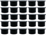 Poolzilla Black Pool Safety Fence Hole Cover (25 Pack / 50 Pack)