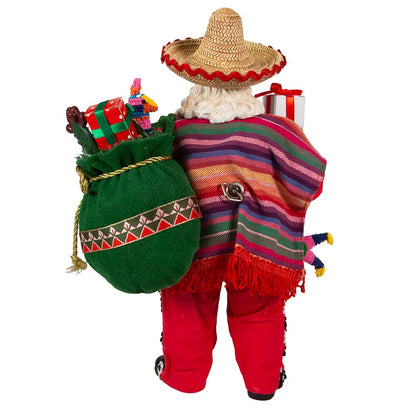 Kurt S. Adler 11-Inch Fabriché Musical Mexican Santa