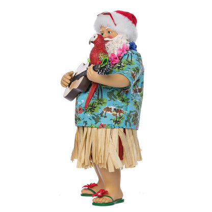 Kurt Adler 11" Fabriche' Beach Santa