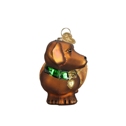 Old World Christmas Westie Glass Blown Ornament for Christmas Tree, Handcrafted Holiday Decoration, Dog Collection
