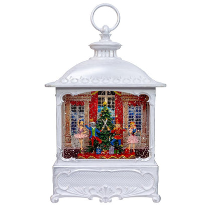 Kurt S. Adler 10.25 Inch Battery Operated USB LED Lighted Nutcracker Suite Water Lantern