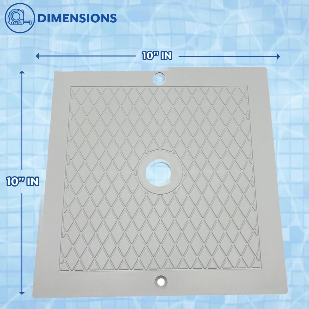 Poolzilla 10" Skimmer Lid, Compatible with Hayward SPX1082E, SP082, 1083, 1084, 1085, and SP1086