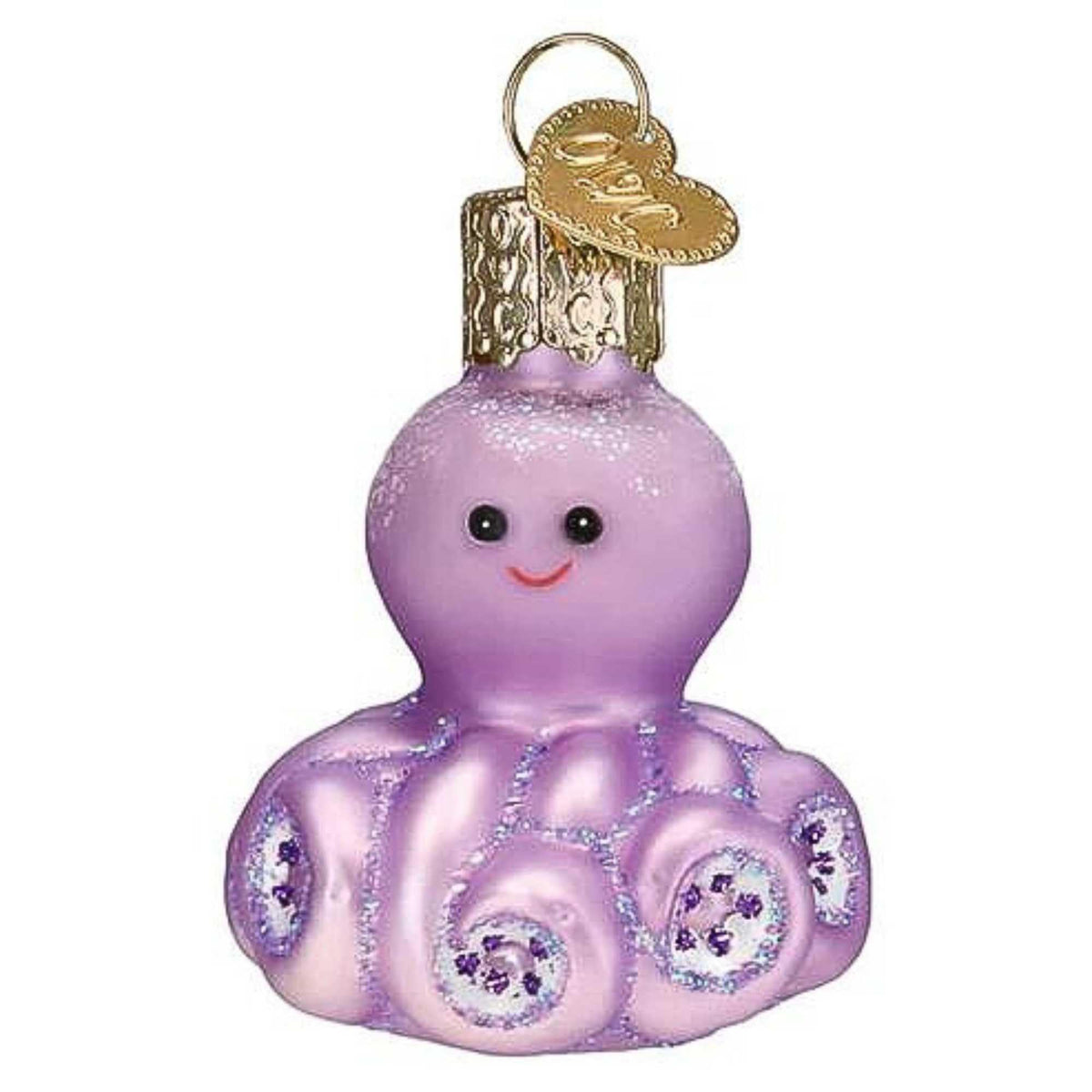 Old World Christmas Mini Octopus Glass Blown Ornament for Christmas Tr ...