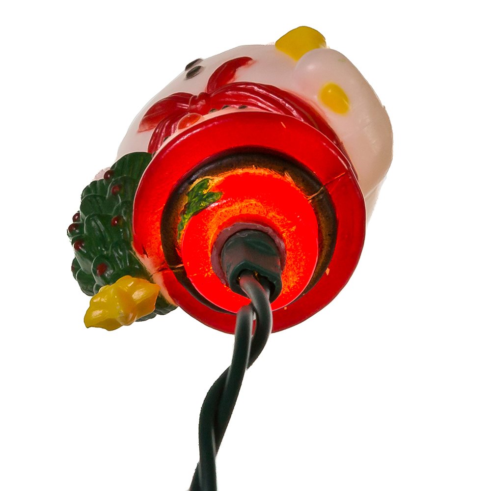 Kurt Adler UL 10-Light Snowman with Tree Light Set