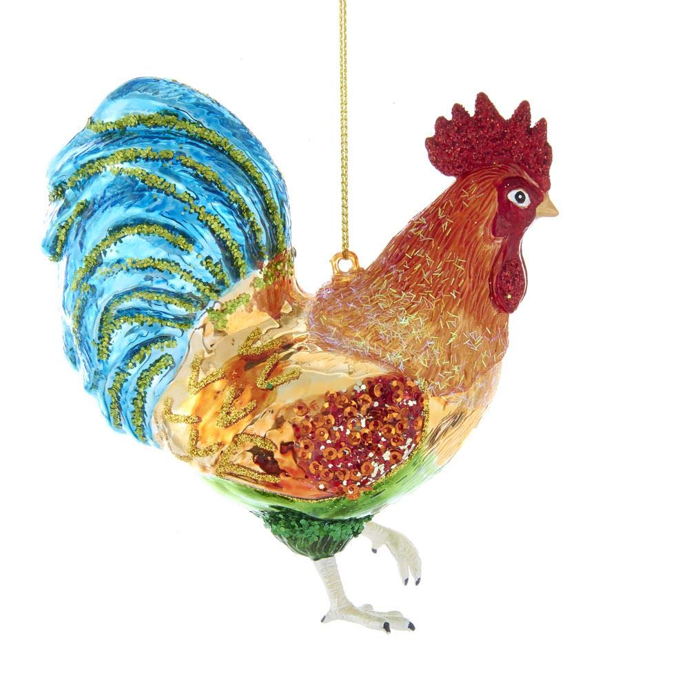 Kurt Adler Rooster Ornament - Thumbnail 2