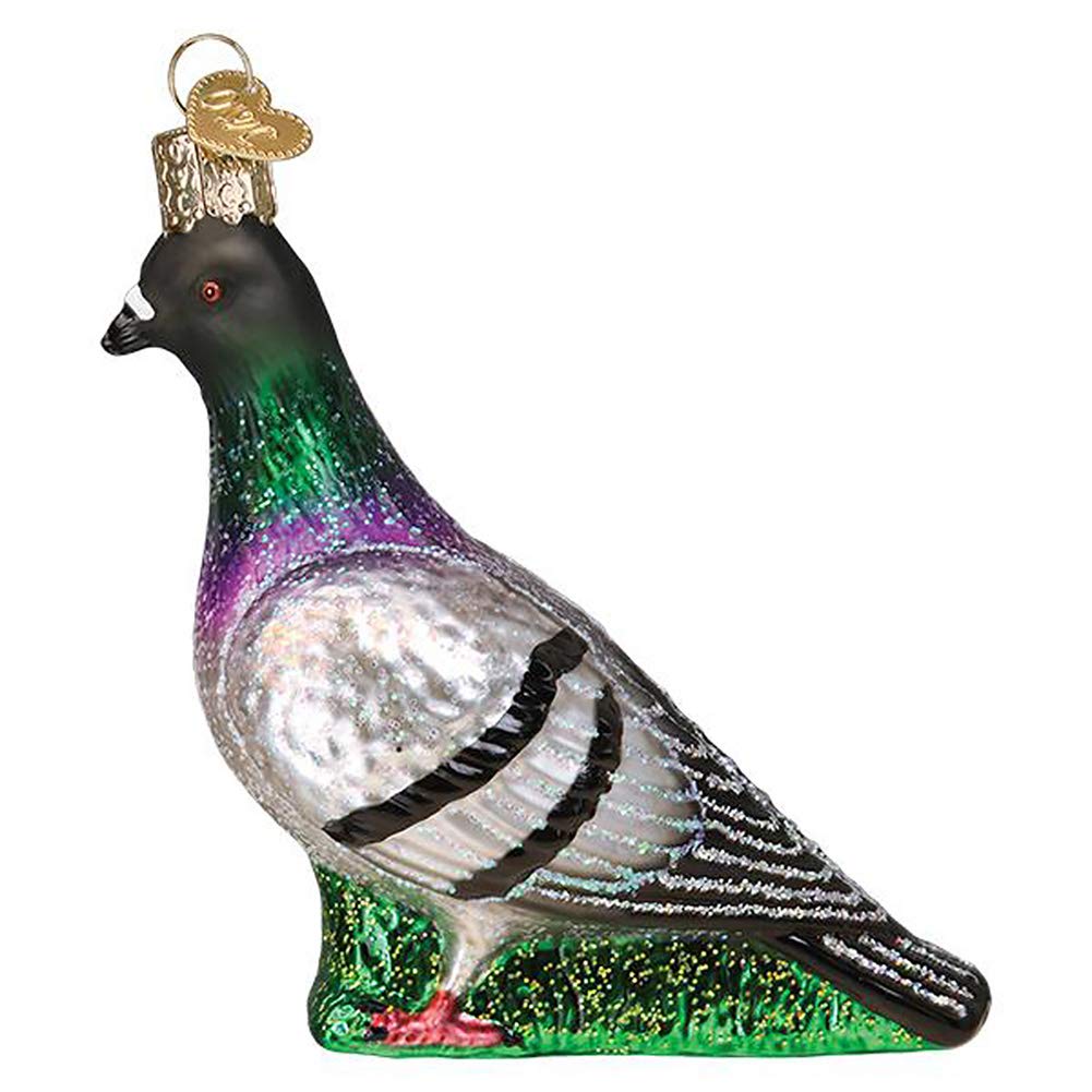 Old World Christmas Ornaments Pigeon Glass Blown Ornaments for Christmas Tree