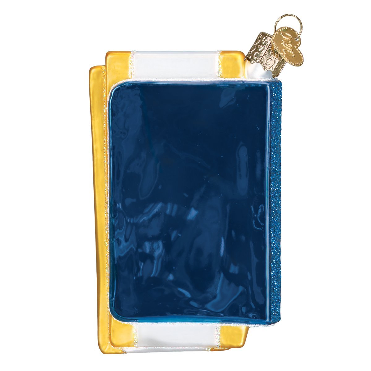 Old World Christmas Passport Glass Blown Ornament for Christmas Tree, Handcrafted Holiday Decoration, Travel Collection