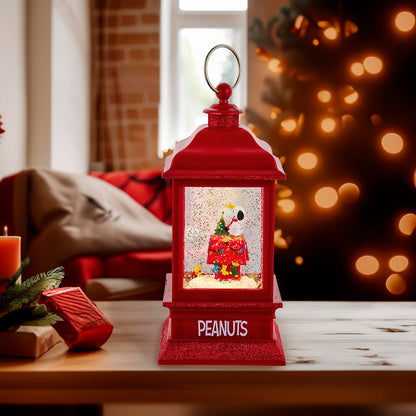 Peanuts 9-Inch Battery-Operated Lit Musical Water Lantern
